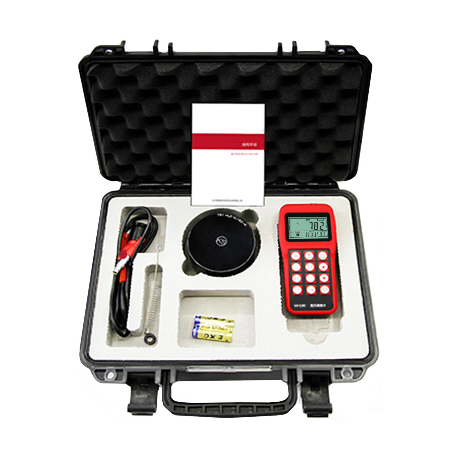 MH180 Portable Handheld Leeb Hardness Meter 170~960 HLD 100 Group Data Memory EL Background Light Support Micro printer