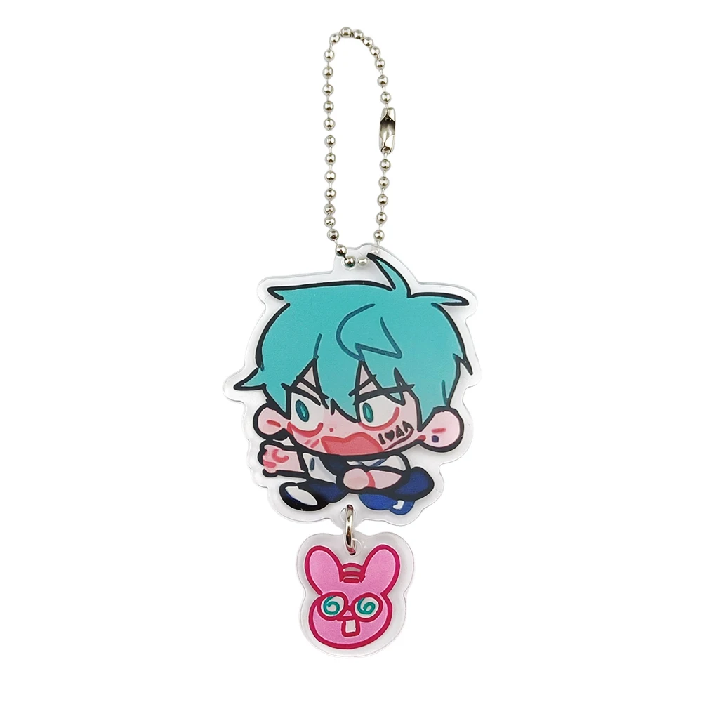 Alien Stage Chibi Keychains Ring For Ivan And Till Cartoon Bag Pendant Accessories Keyring Fans Friends Charm Gifts