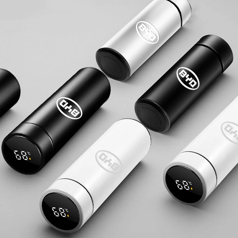Intelligenter Isolierbecher Auto-Thermoskanne Wasserflasche Auto-Zubehör für BYD Stromspeicher E6 G3 2014 Ersatzteile F0 Ersatzteile F3 G3