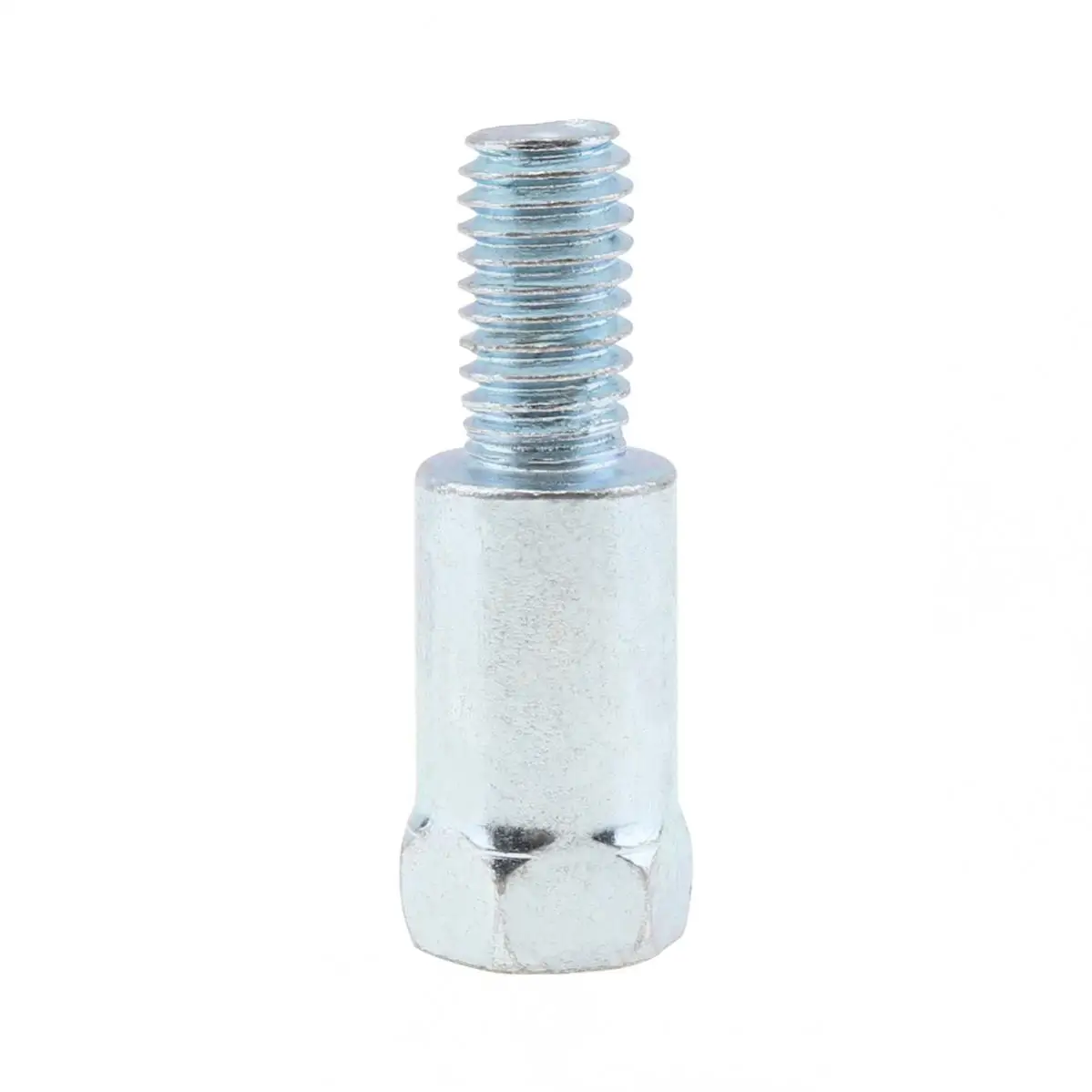 8mm Anti clockwise To Clockwise Mirror Adapter Silver Steel Metal Heighten Rearview Bolt Screw Bolt Motorbike Mirror Screw