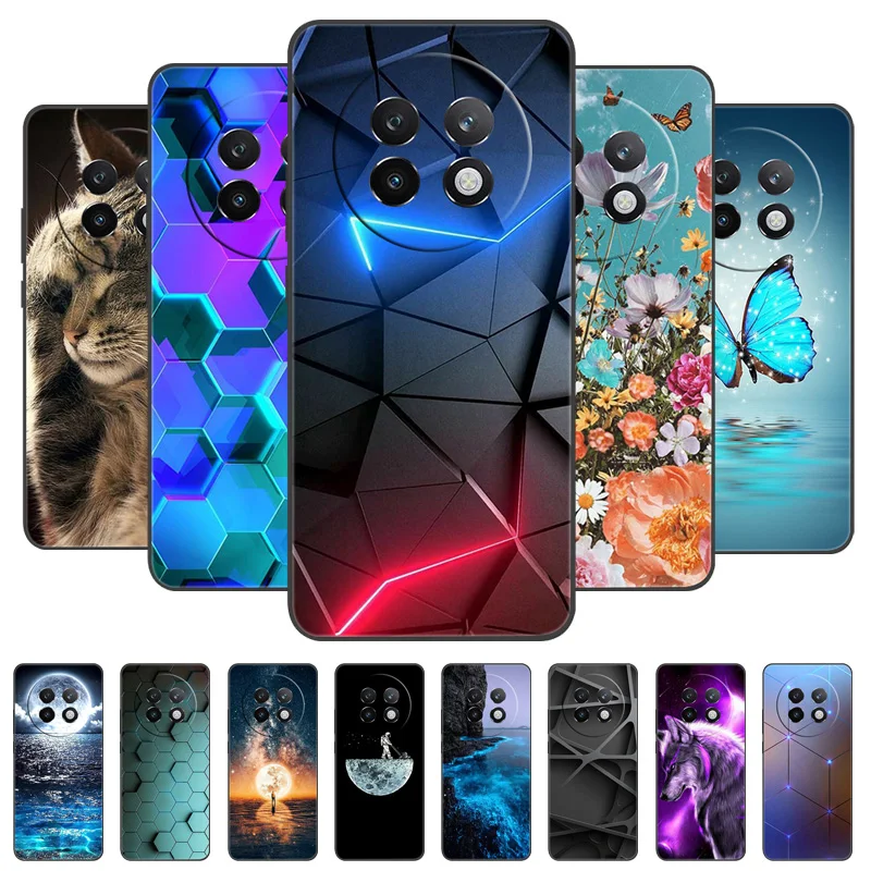 For Realme 13 Plus Case Soft TPU Silicone Back Cover for Realme 13+ Phone Cases Realme13+ Plus 5G Protective Fashion Coque Black