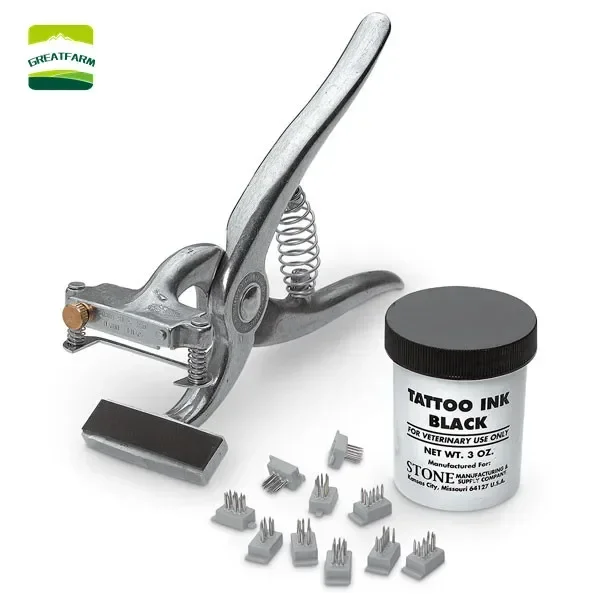 

Hot Sale Animal Tattoo Ear Pliers High Quality Tag 4/5/6 digit Pliers For Rabbit Dog Pig