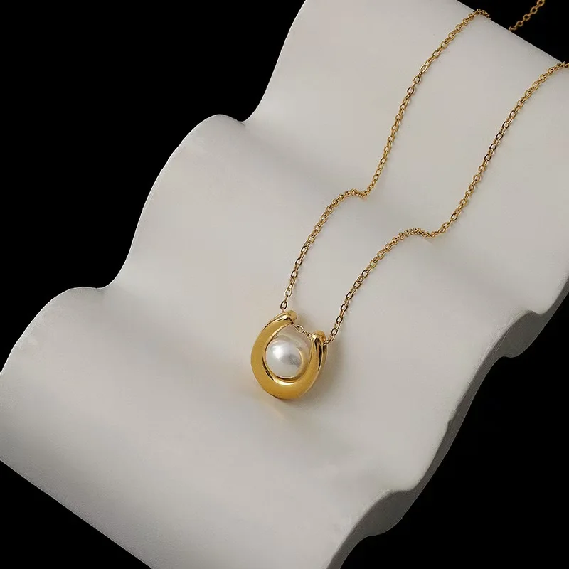 GANPUP Halskette mit Anhänger aus 316L-Edelstahl für Damen, neu, 2025, tägliches Tragen, wasserdichte Halskette, Charm-Schmuck, Geschenkzubehör – Detail 10