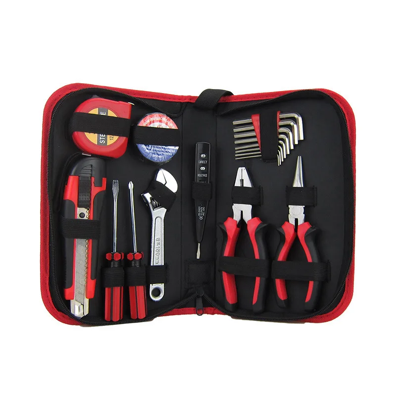 Household Hardware Tools Combination Set Car Maintenance Tools Electric Drill Impact Drill Set Toolbox