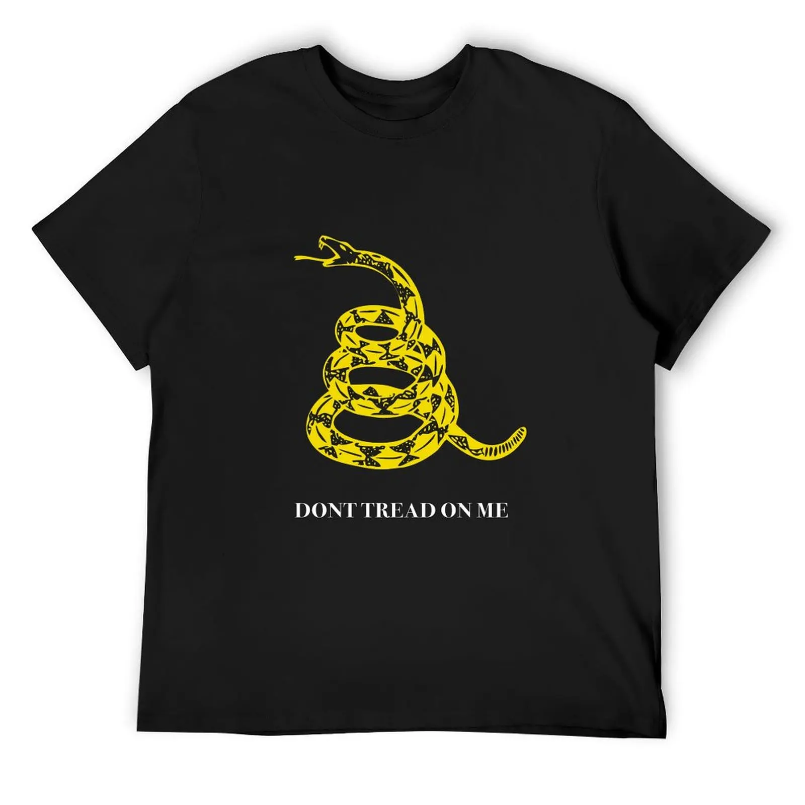 

Yellow Snake Gadsden flag - Don't tread on me T-Shirt quick drying sweat t shirts for men pack