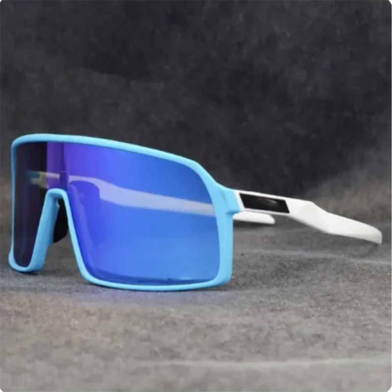 نظارات رياضية مستقطبة بإطار كبير من الشمس أثناء ركوب الدراجات والجري مع 3 أزواج من مجموعات العدسات