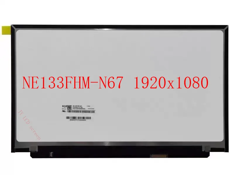 

13,3-дюймовый FHD 30-контактный EDP NE133FHM-N67 NE133FHM N67 100% sRGB 60 Гц IPS ЖК-экран для ноутбука Сменная панель