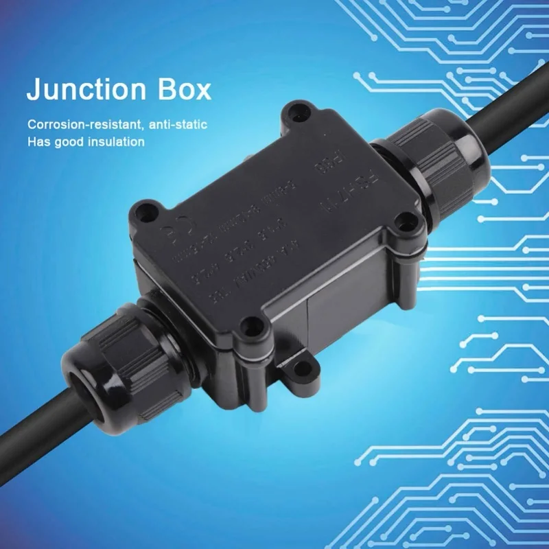 IP68 two-way waterproof junction box two-way waterproof outdoor