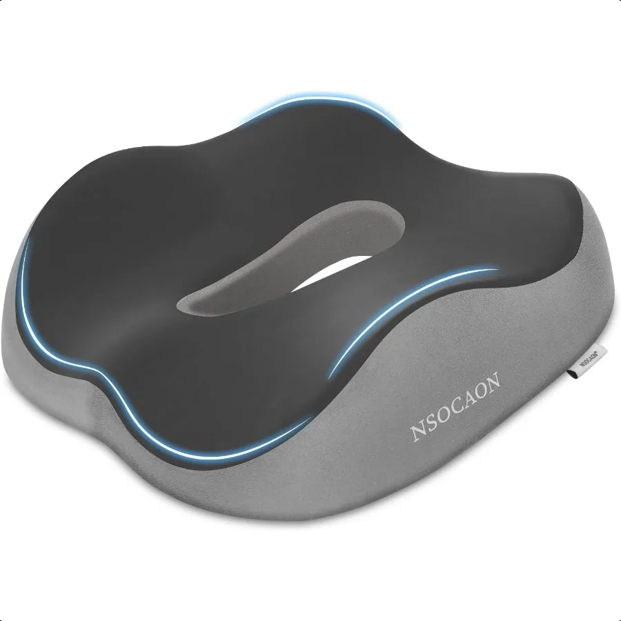 

Ergonomic Suitable for Office Chairs car Seats and wheelchairs. Relieves Tailbone and Hip Pain. Durable and Comfortable.