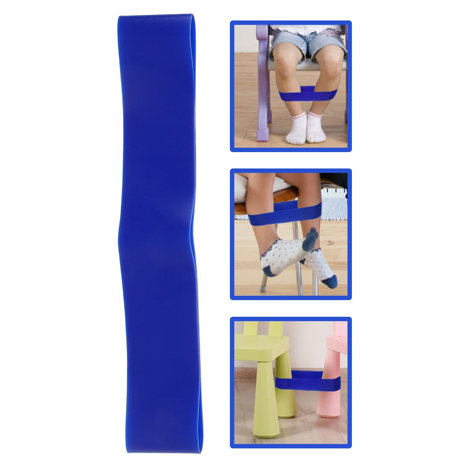 

5 Pcs Stretch Belt/Yoga Rope ADHD Desk and Chair Straps Office Tpe Flexible Bands