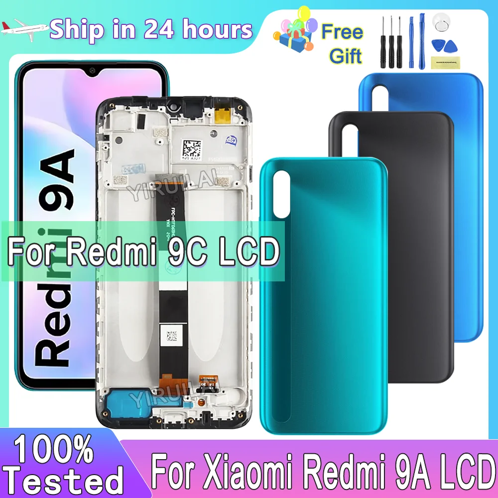 

Tested For Xiaomi Redmi 9A 9C M2006C3MNG LCD Display Touch Screen Digitizer Assembly For Redmi M2006C3MG M2006C3MT LCD Screen