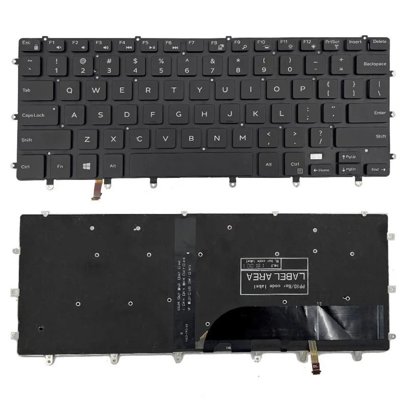 f  FOR Dell XPS 15 7590 9550 9560 9570 7558 7568 M5510 Notebook Keyboard us