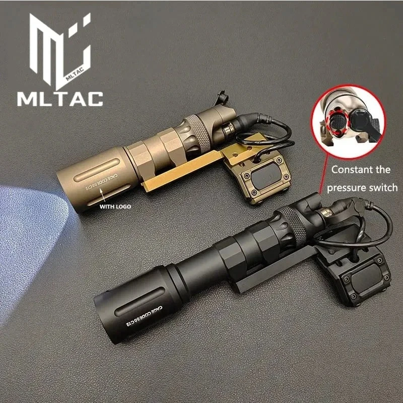 SOTAC Tactical Plhv2 Flashlight 18650 High Power LED 1000LM Airsoft Hunting Scout Light with Pressure Switch