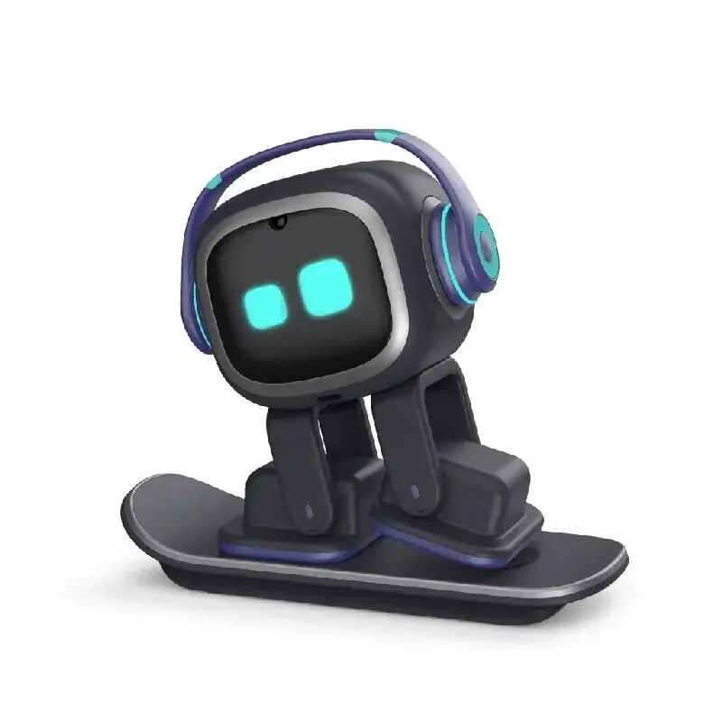 Emo Intelligent  Robot Pet Toys Emo Accompanying Voice Machine Ai Puzzle Electronic Action Desktop Electronic Pet Children Gifts