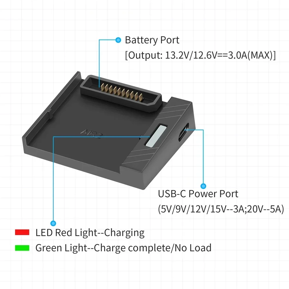 Drone Battery QC 3.0 Fast Charger Quick Charge USB Charging for DJI Mavic Air 2S/Air 2 Drone USB Fast Charger Charging view 2