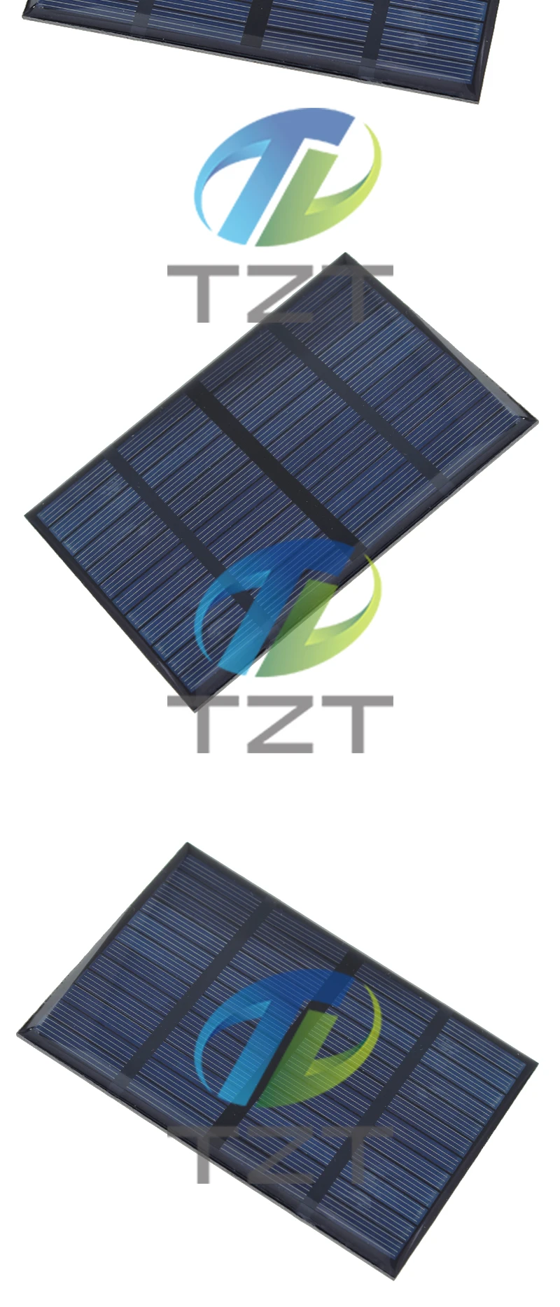TZT 12V 1,3W 115x85MM Mini-Solarmodul Polycrystallines Silizium DIY Batterie-Lademodul Solarzellen-Ladeplatte – Detail 9