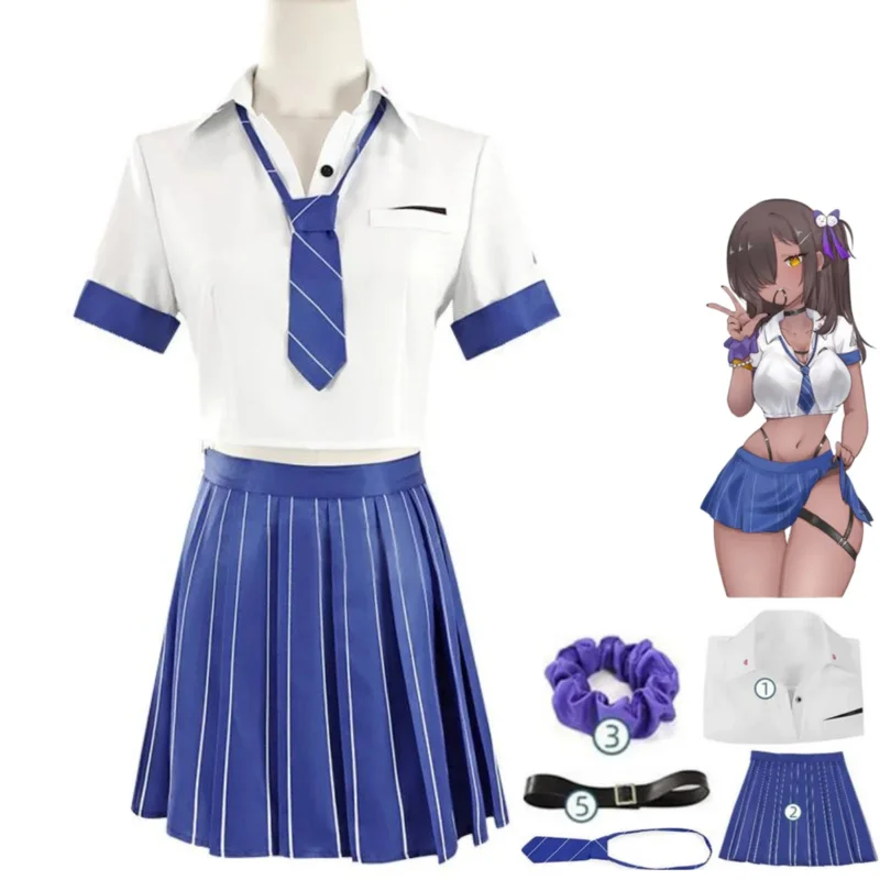 

Anime Game NIKKE：The Goddess of Victory Naga Cosplay Costume JK Japanese School Uniform Skirt Woman Sexy Masquerade Ball Suit