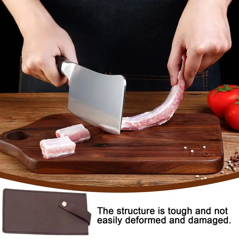 Camping Meat Cleaver Sleeve Meat Cleaver Covers Cutter Edge Guards Anti-Puncture Protective Sleeve Waterproof For Outdoor Home