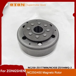 OTOM Motorcycle Magnetic Cylinder Magnetor Rotor Head For ZONGSHEN NC250 NC450 Off-road Motocross Engine Accessories Parts Bikes