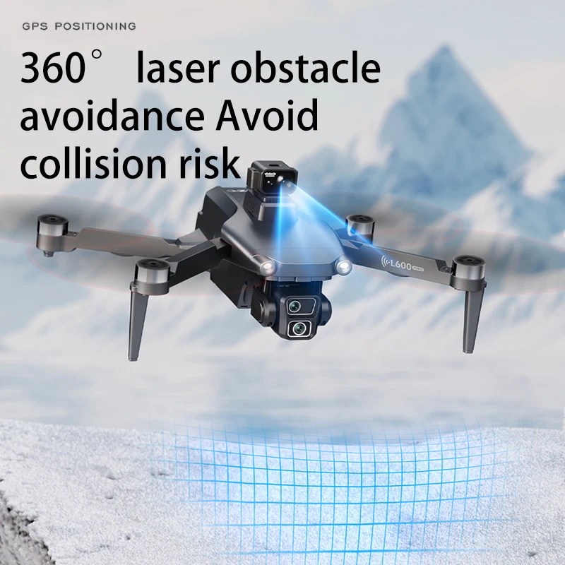 L6000-1PRO Drone 4K  PTZ HD Dual Camera GPS 5G WIFI RC FPV Dron Laser Obstacle Avoidance Brushless Motor Quadcopter