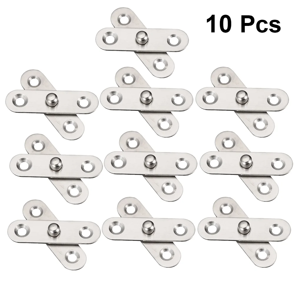 10 Pcs Garage Door Screen Adjustable 360 Degree Rotatable Hinge Hinges Picture Hangers