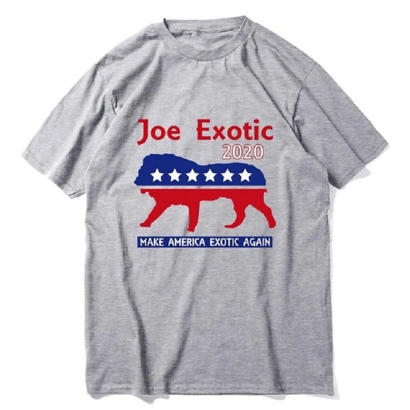 Joe Exotic The Tiger King President Make America Exotic T Shirt XS-3XL 100% Cotton T-shirts Men Homme Streetwear