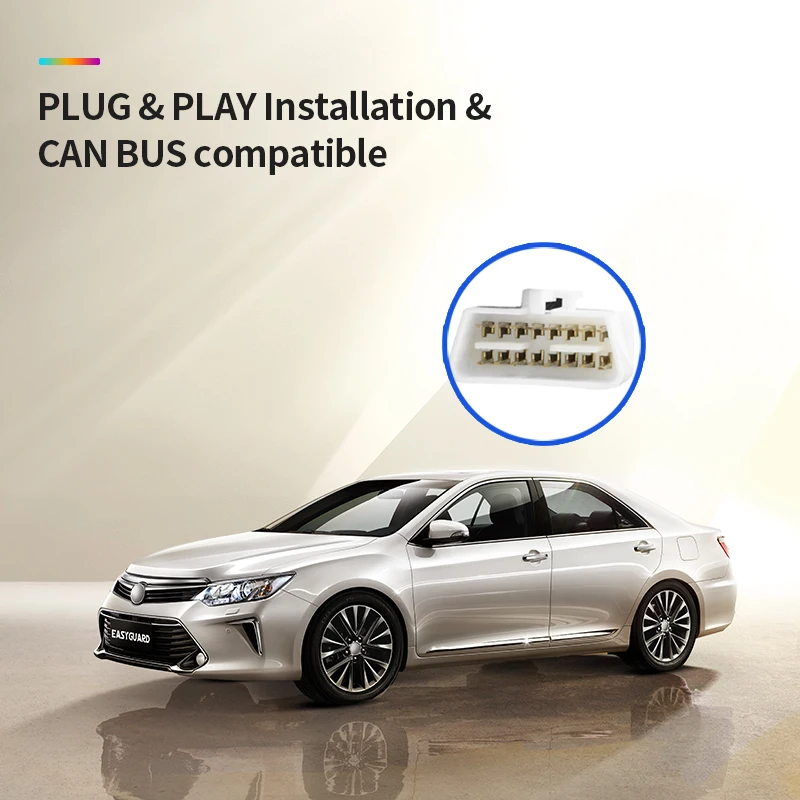 EASYGUARD Plug & Play CAN BUS apto para INNOVA 2016-2019 PKE sistema de alarma de coche llave inteligente arranque remoto toyota push para iniciar