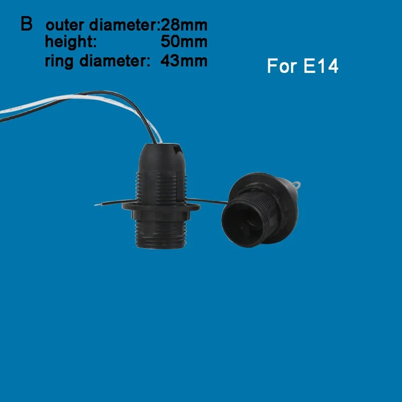 E14 E12 B22 E10 Screw Base Socket Holder For Light Lamp Bulb