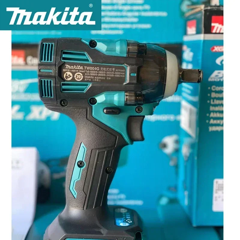 Imagem -04 - Makita-chave de Impacto sem Fio Chave Elétrica sem Escova Ferramenta Elétrica para Reparação Automóvel Ferramenta Portátil Tw004g Tw004g 40v Max Xgt 650n.m