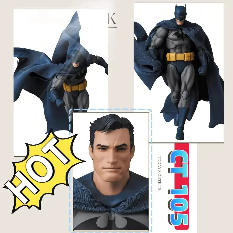 

Новые игрушки CT в наличии, 105, Medicom MAFEX, комическое издание, бесшумное синее издание, мобильная кукла Бэтмена, обновленная экшн-фигурка, модель игрушки