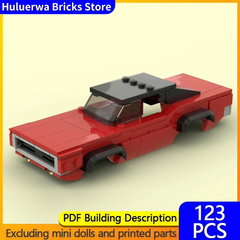 

Speed Hypercar Model MOC Building Bricks Charger American Muscle Car Modular Technology Gifts Holiday Assemble Children Toy Suit