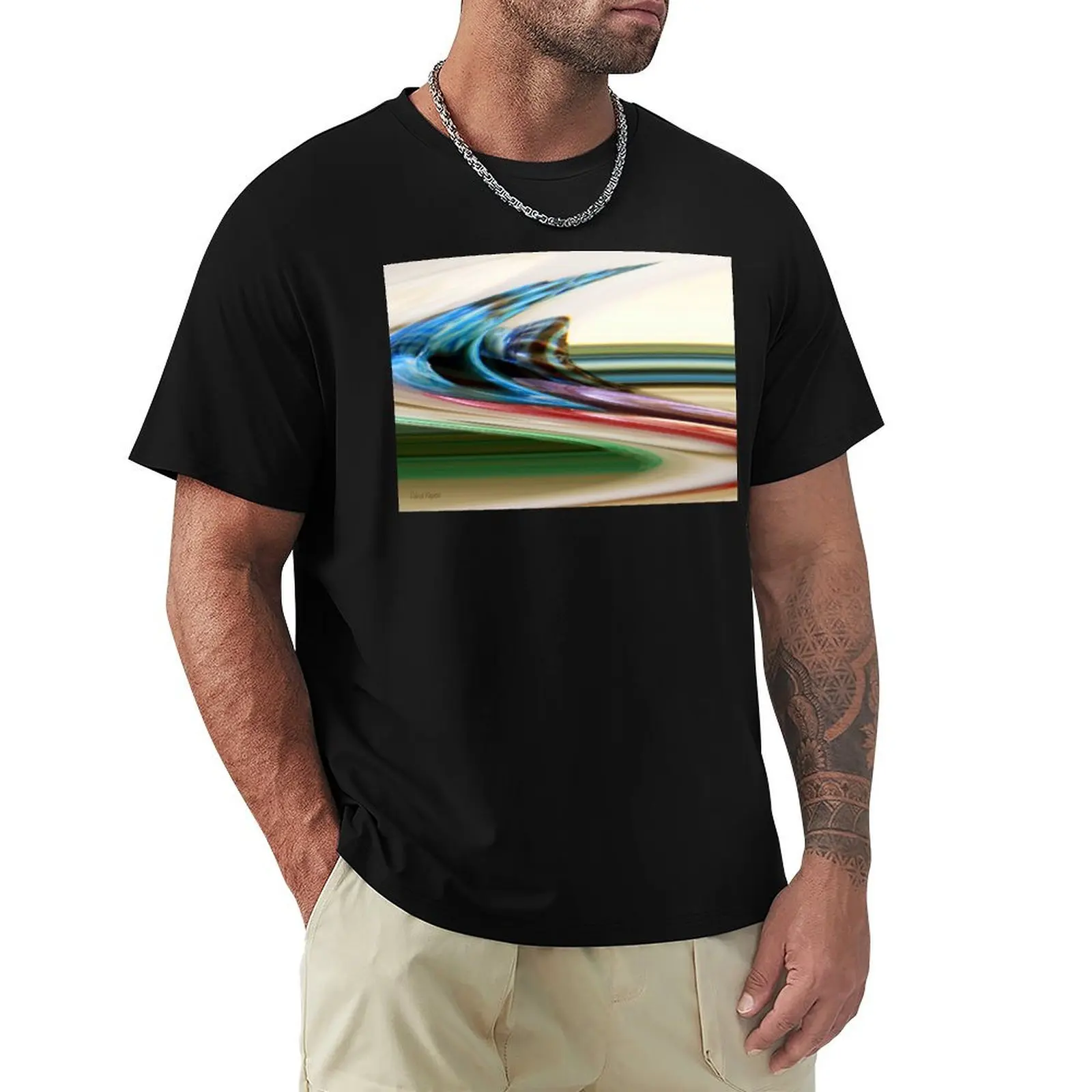 Colored Shells Altered T-Shirt t shirts for man pack cotton T-Shirt
