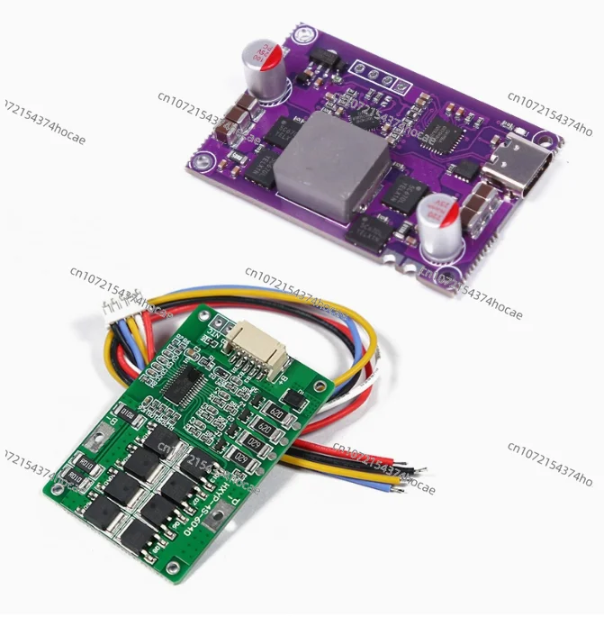 120W bidirectional PD fast charging module, 4 series high-power buck boost circuit boards, fast charging power supply board