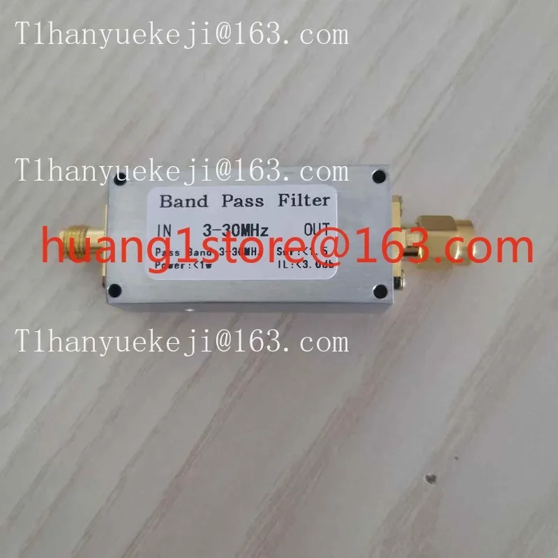 3-30MHz Bandpass Filter for BPF Receiving, Anti-Interference Protection against Medium Wave and FM Broadcast Interference