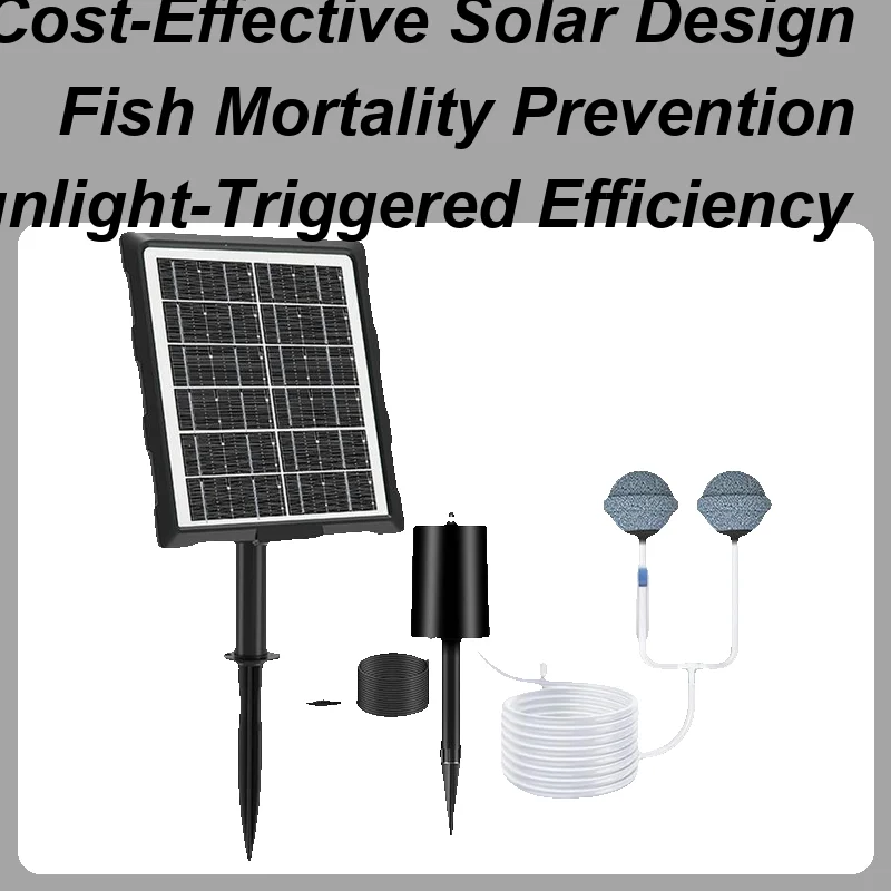 

Outdoor Pond Aerator Solar Oxygen Pump 3 Working Modes Aquarium Oxygen Aerator With Pipe And Air Bubble Stone For Pool Outdoor