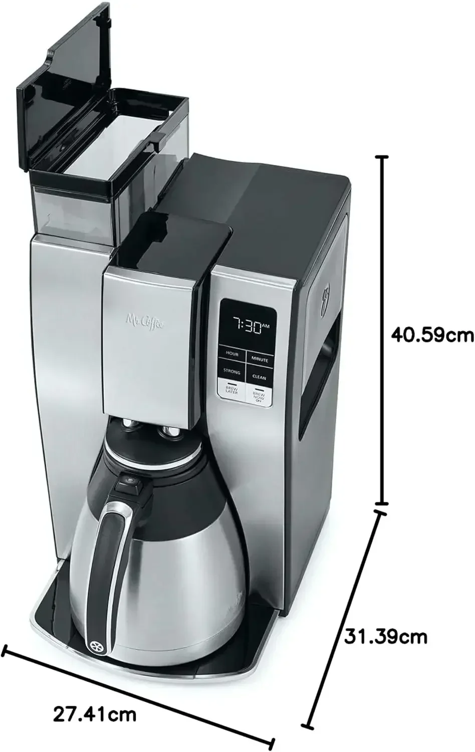 Stainless Steel 10 Cup Programmable Coffee Maker