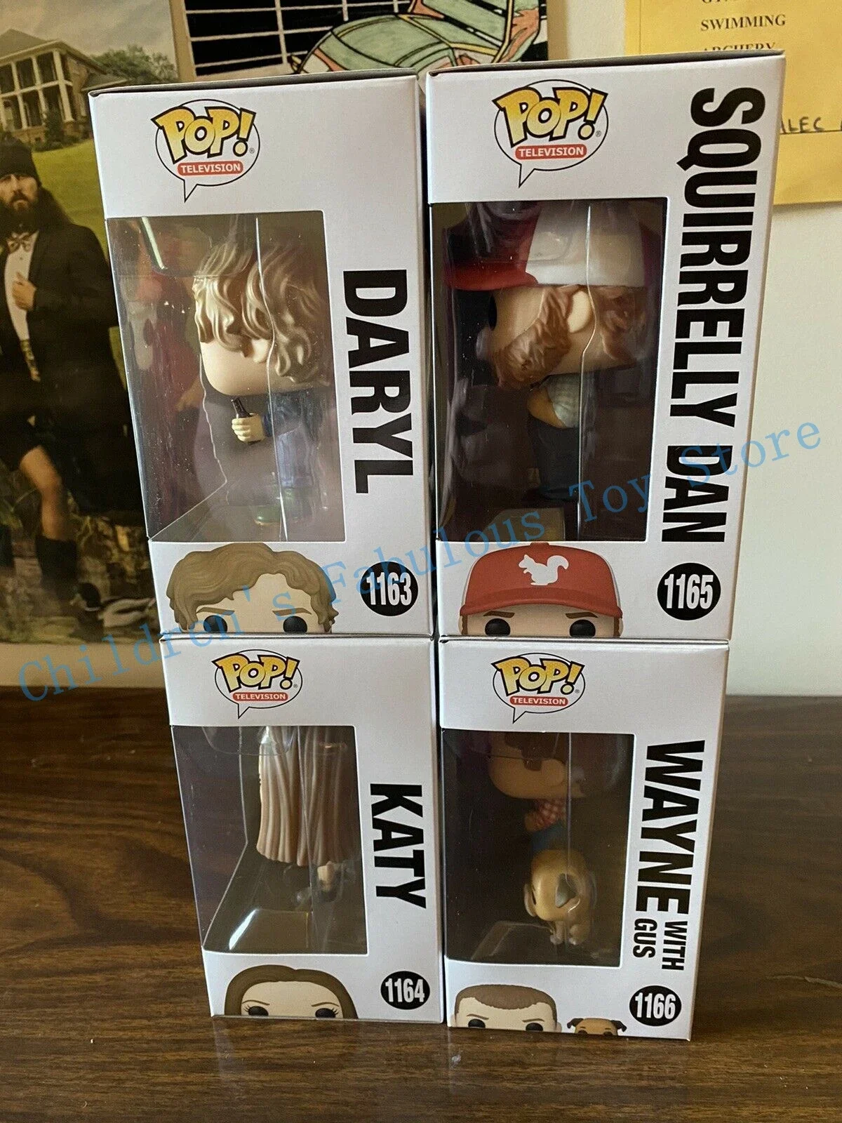 NEWest FUNKO pop Letterkenny Series Daryl #1163 Katy #1164 Wayne with Gus #1166 Vinyl Dolls Figure Model Toys For Children Gift