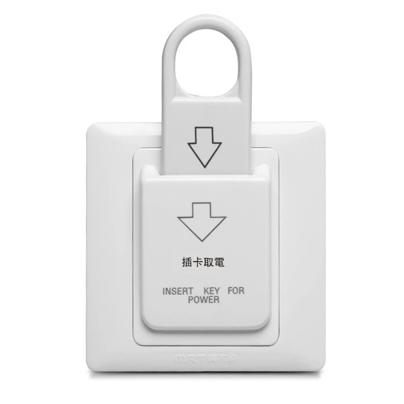 Type 86 Plug in Magnetic Card Switch for Energy-saving Insert Key with 3 Cards  Office Building Hotel Apartment Drop Shipping