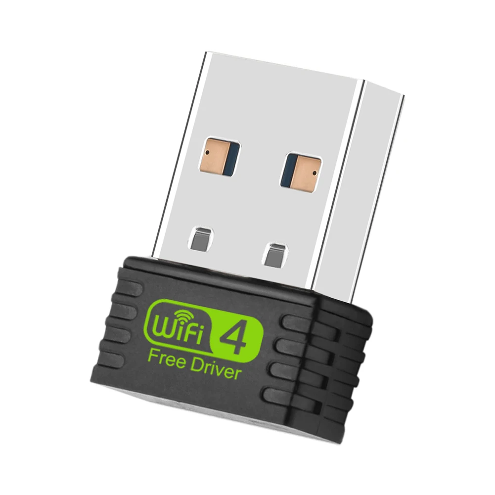 2.4GHz USB 와이파이 네트워크 카드, 150Mbps USB 이더넷 와이파이 동글, 무료 드라이브 USB 동글 와이파이 어댑터, PC 노트북용 내장 안테나