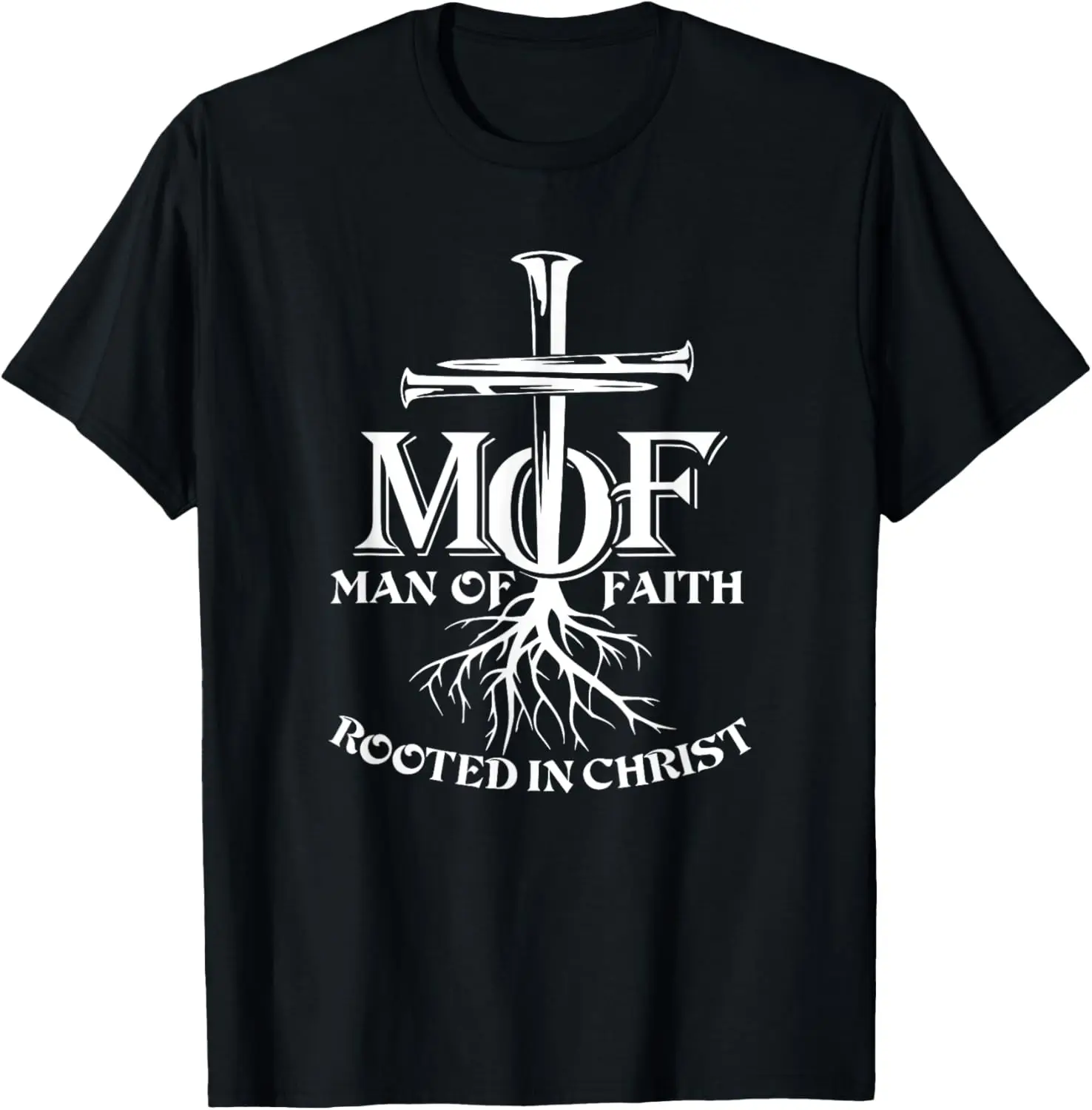 

New t-shirt - Man Of Faith Shirt Rooted In Christ T-Shirt