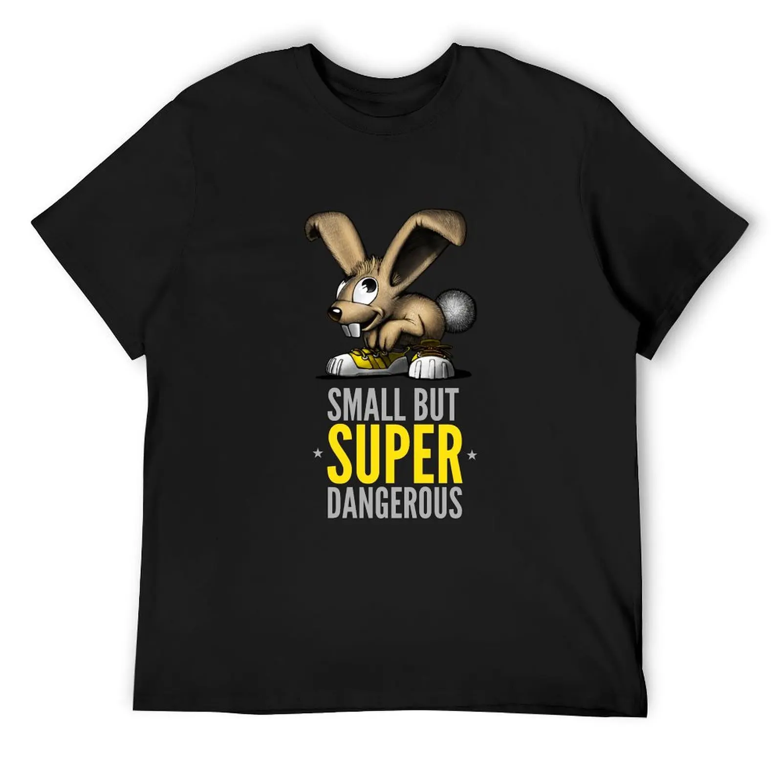 Small But Super Dangerous Bunny Sneaker T-Shirt sports fans blacks plus size tops mens designer t shirt