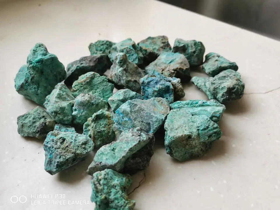 SLEEPING BEAUTY TURQUOISE NUGGETS ROUGH - 100 carats LOTS - VERY HIGH QUALITY