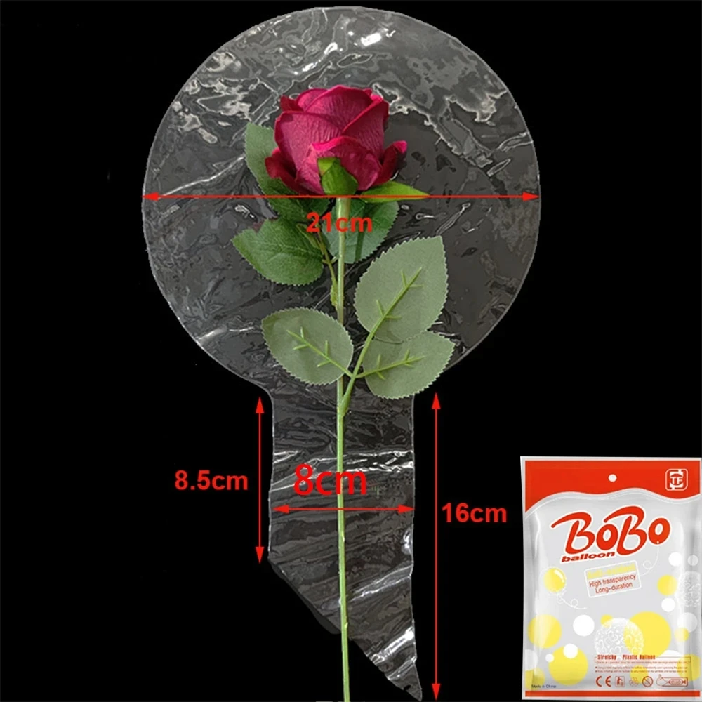 

Bobo Balloon 50pcs 8 10 18 20 24 36 Inch Transparent Bubble Bobo Balloons LED Ballons bobo balls Wedding Birthday Party Decor