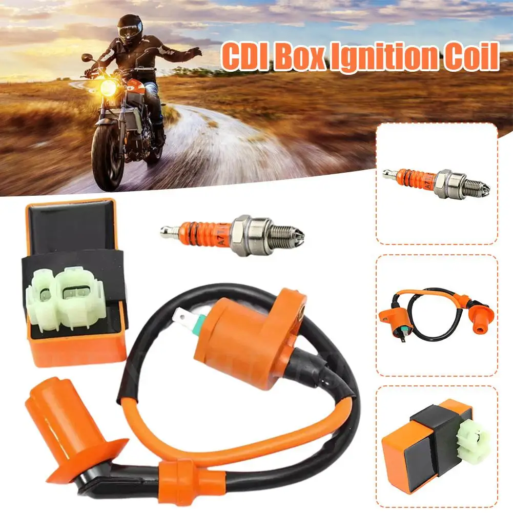 Performance Racing 6 Pins AC CDI Box Ignition Coil Spark Plug For GY6 50 80 110 125 150cc ATV Go Carts Motorcycle Accessories