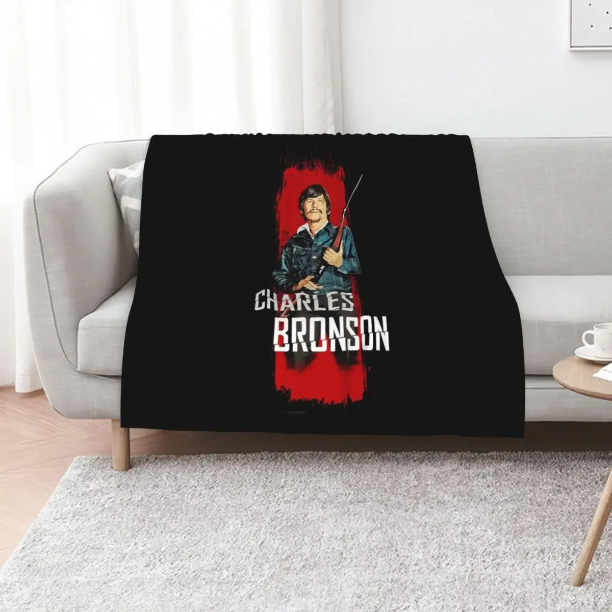 

Day Gift for Charles Bronson - Mr. Majestyk Halloween Throw Blanket Travel bed plaid Soft Quilt Blankets