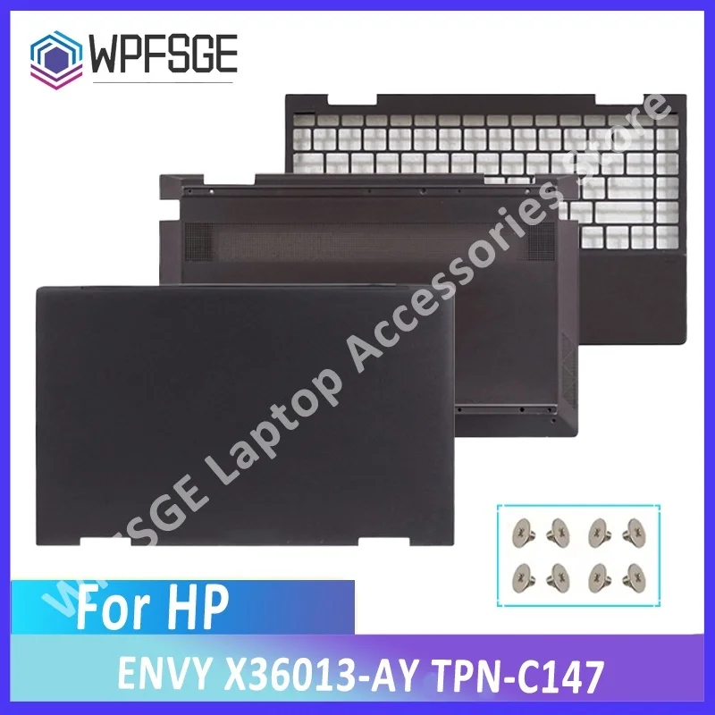 

For HP ENVY X360 13-AY TPN-C147 LCD Back Cover Top Lid Case/Palmrest/Brown Wood Gold White Bottom Case Replace Laptop Covers