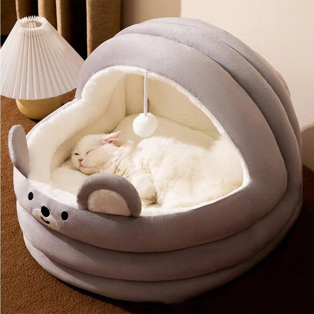 

Manufacturer Wholesale Indoor Warm Short Plush Cat House