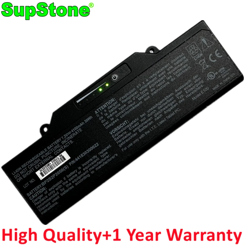 

Аккумулятор для ноутбука SupStone BP2S2P2050(S) 441830300022 для Getac E100 441814800016 BP2S2P2600(S) 441838800001
