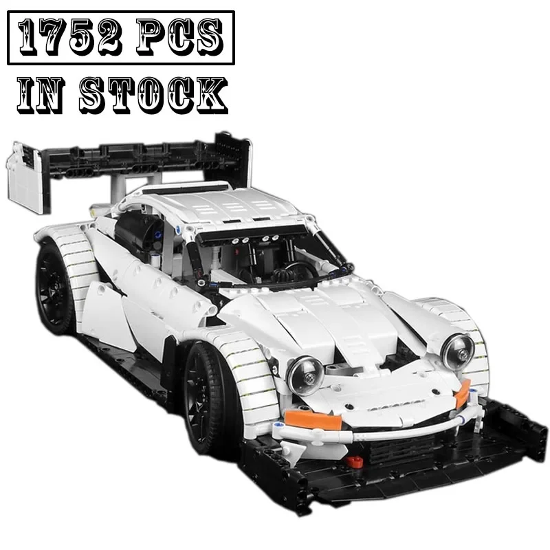 NEW MOC-135523 1752 Hoonipigasus Hyper Car Super Racing Car Model Fit 10265 Building Blocks Bricks Children Toys Birthdays Gifts