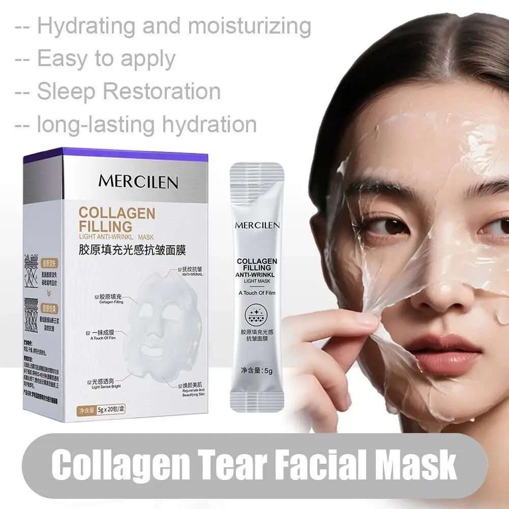 Collagen Peel-off Anti-Wrinkle Face Mask (20Pcs) 2